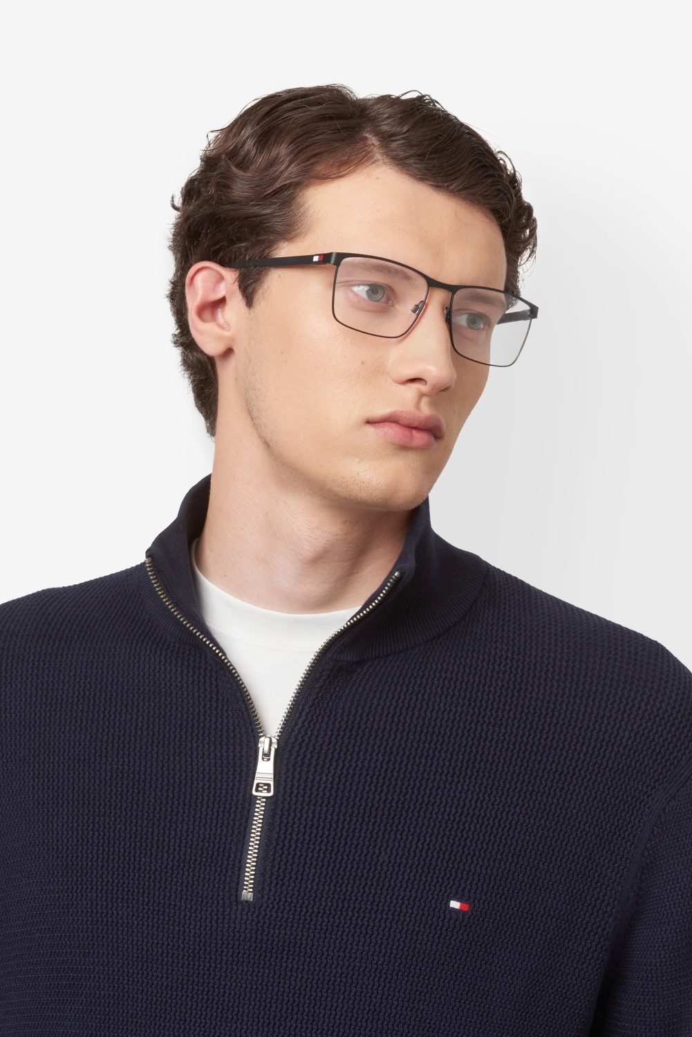 Occhiali da vista Tommy Hilfiger Th 2278 110038 003 colore matte black forma rettangolare 