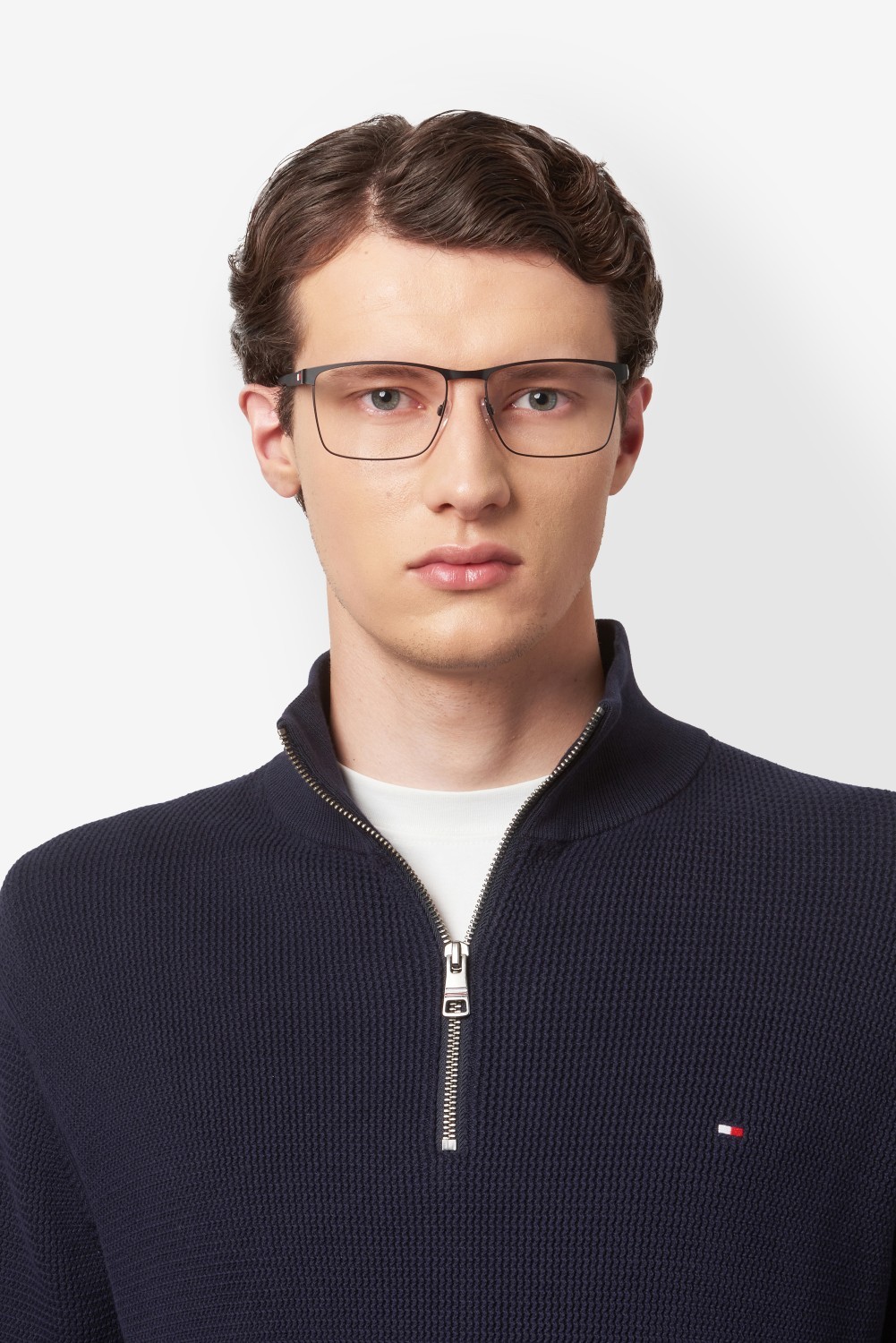 Occhiali da vista Tommy Hilfiger Th 2278 110038 003 colore matte black forma rettangolare 