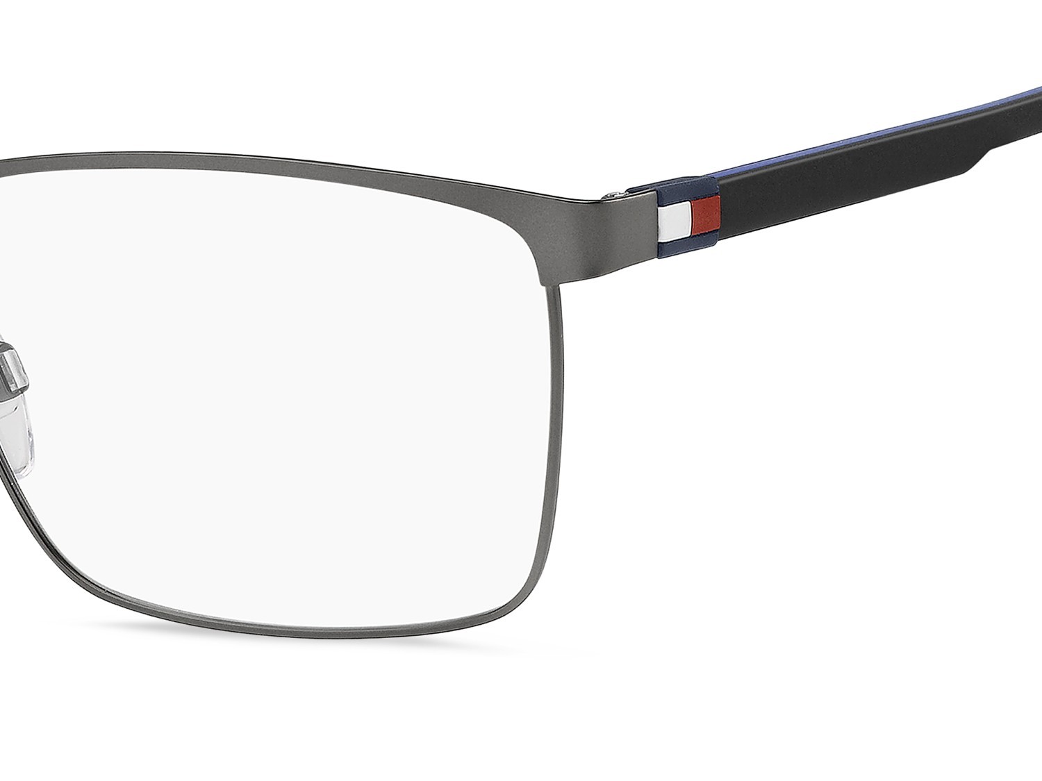 Eyeglasses Tommy Hilfiger Th 2278 110038 R80 color matte dark ruthenium shape rectangle 
