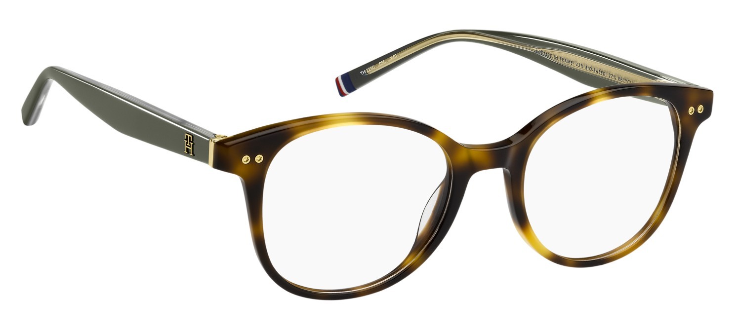 Eyeglasses Tommy Hilfiger Th 2290 110040 05L color havana 2 shape round 