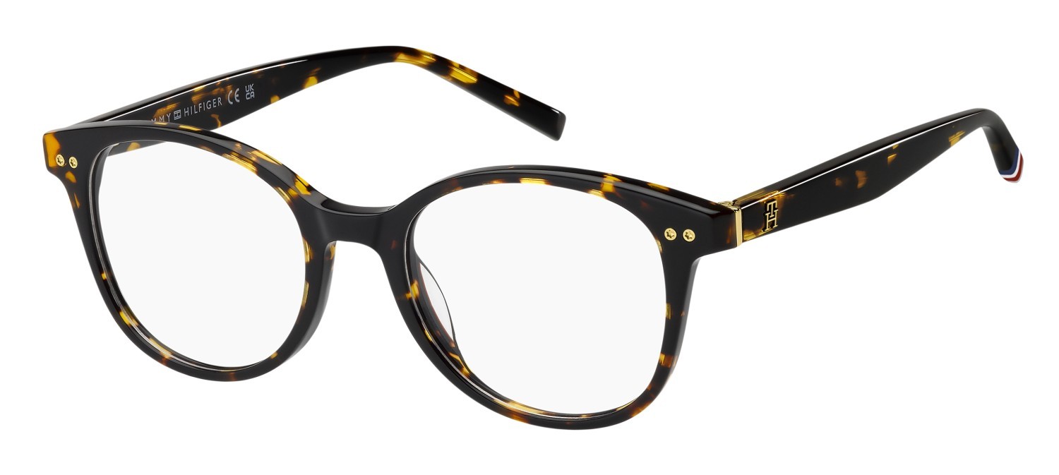 Eyeglasses Tommy Hilfiger Th 2290 110040 086 color havana shape round 