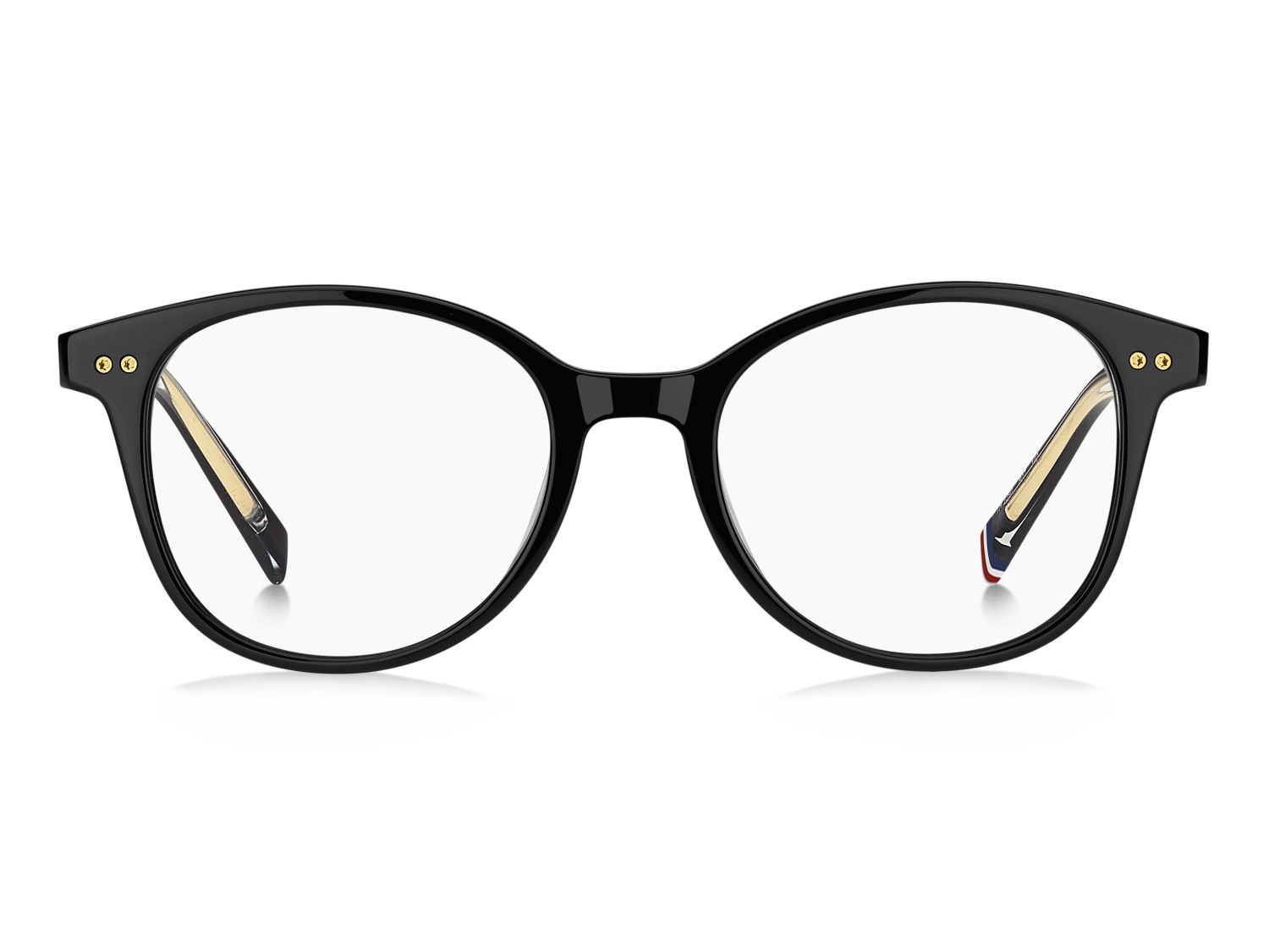 Eyeglasses Tommy Hilfiger Th 2290 110040 807 color black shape round 