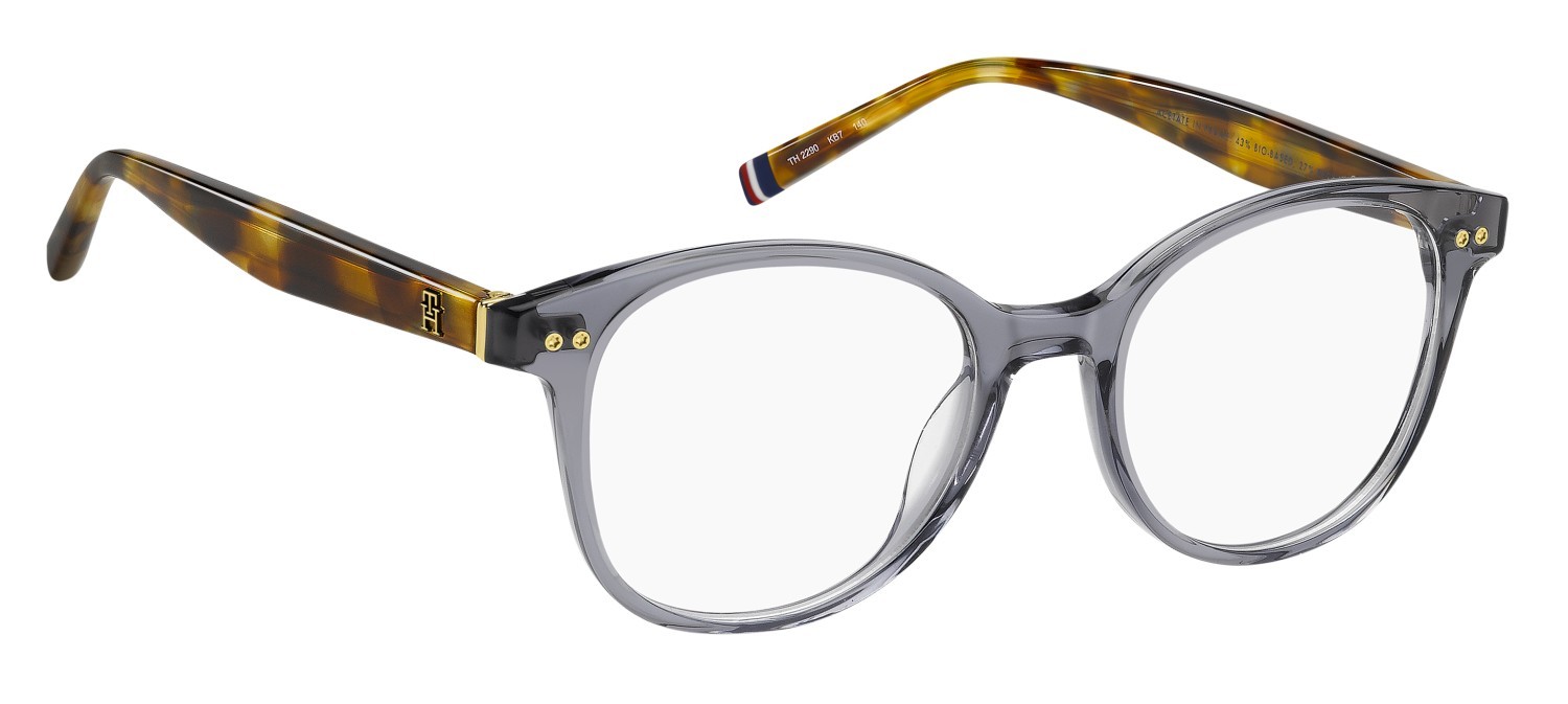 Eyeglasses Tommy Hilfiger Th 2290 110040 KB7 color grey shape round 