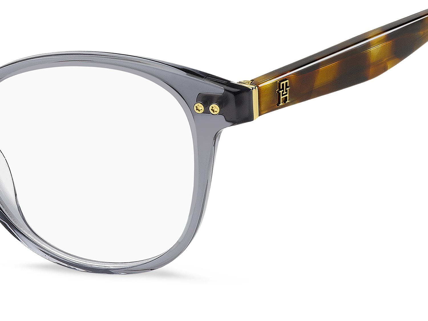Eyeglasses Tommy Hilfiger Th 2290 110040 KB7 color grey shape round 