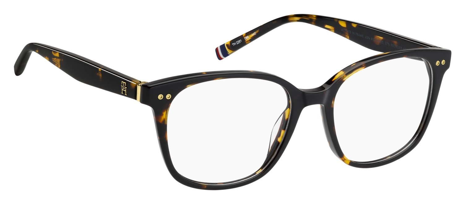 Occhiali da vista Tommy Hilfiger Th 2291 110041 086 colore havana forma quadrato 