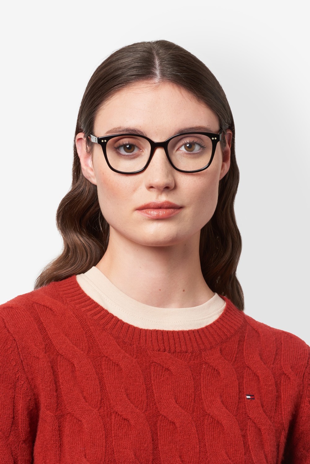 Occhiali da vista Tommy Hilfiger Th 2291 110041 807 colore black forma quadrato 