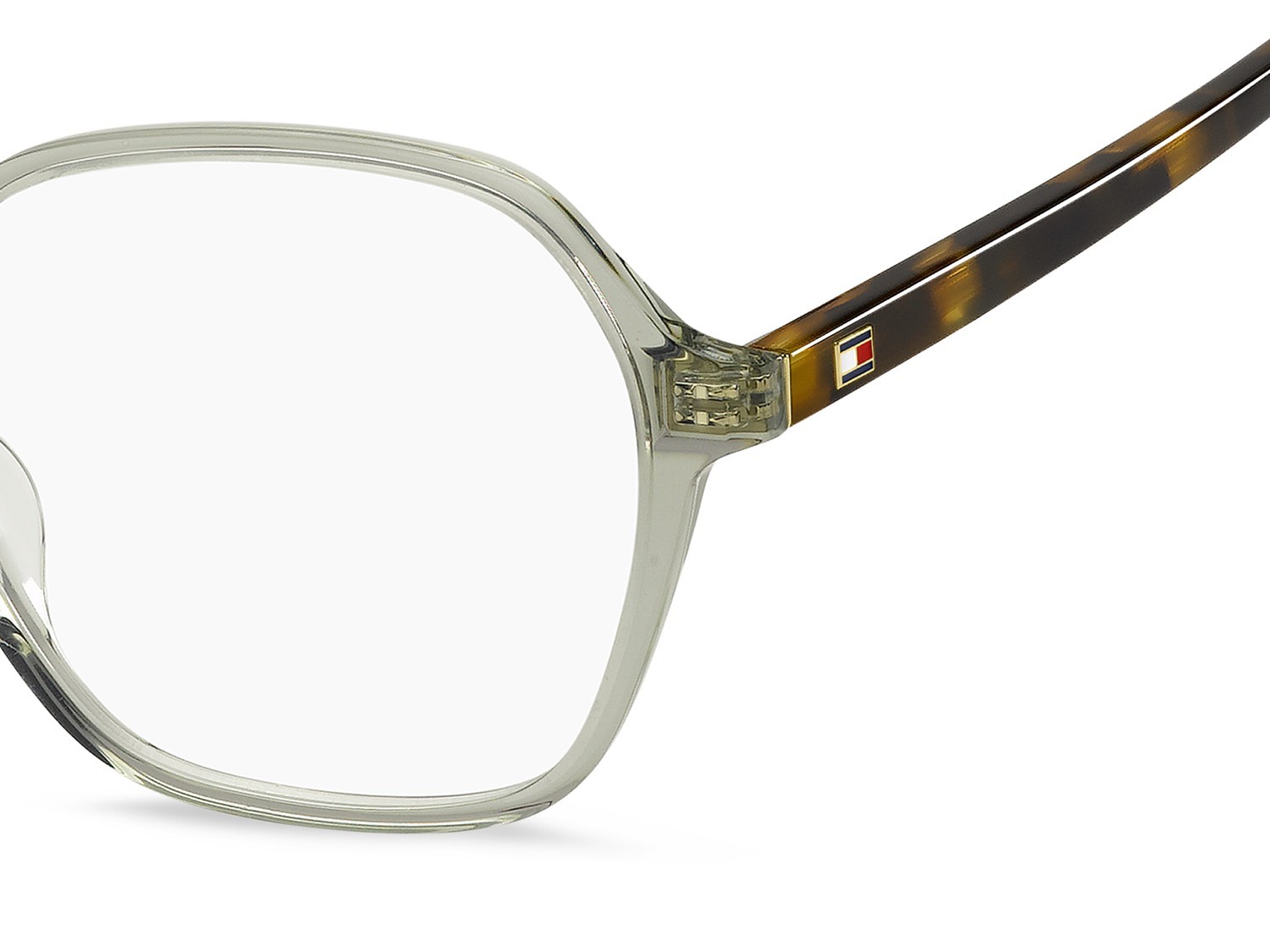 Occhiali da vista Tommy Hilfiger Th 2293 110042 1ED colore green forma quadrato 