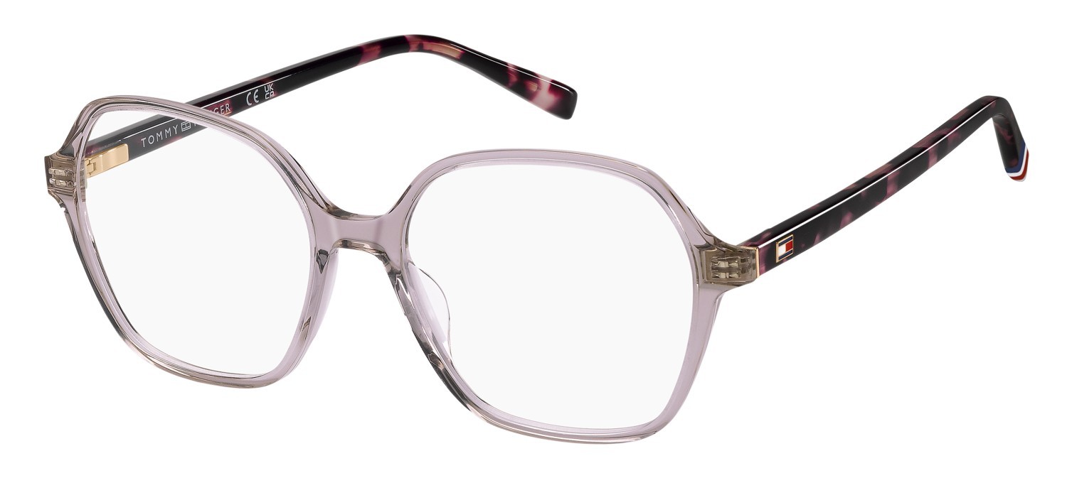 Occhiali da vista Tommy Hilfiger Th 2293 110042 35J colore pink forma quadrato 