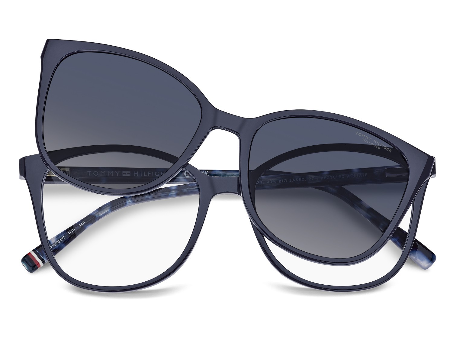 Occhiali da vista Tommy Hilfiger Th 2294/C 110043 PJP forma cat eye 