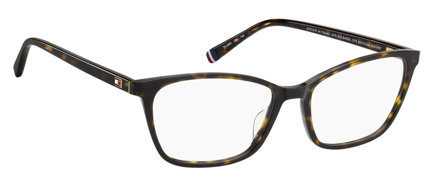 Occhiali da vista Tommy Hilfiger Th 2295 110044 086 colore havana forma cat eye 