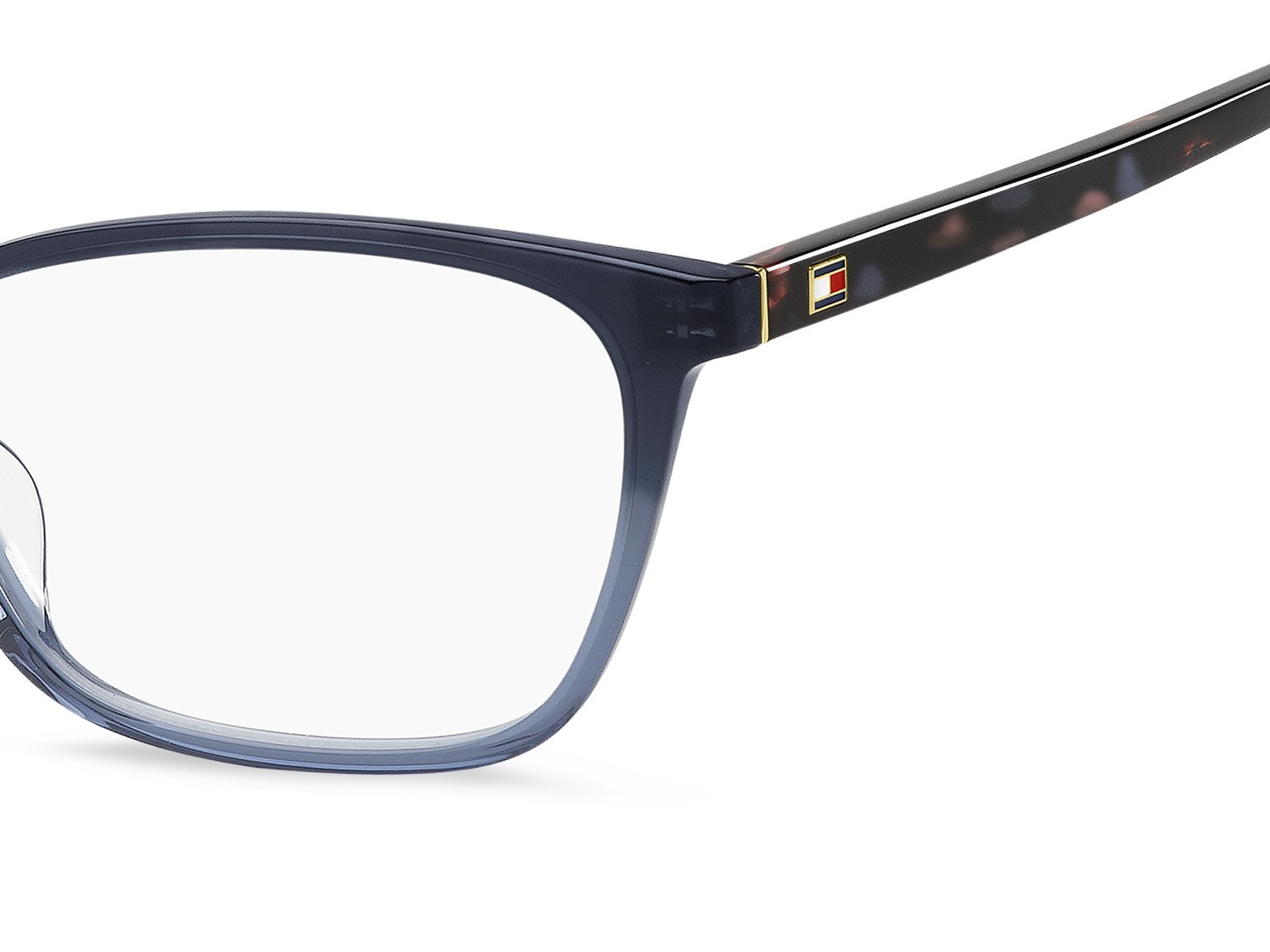 Eyeglasses Tommy Hilfiger Th 2295 110044 WTA color blue shaded shape cat eye 