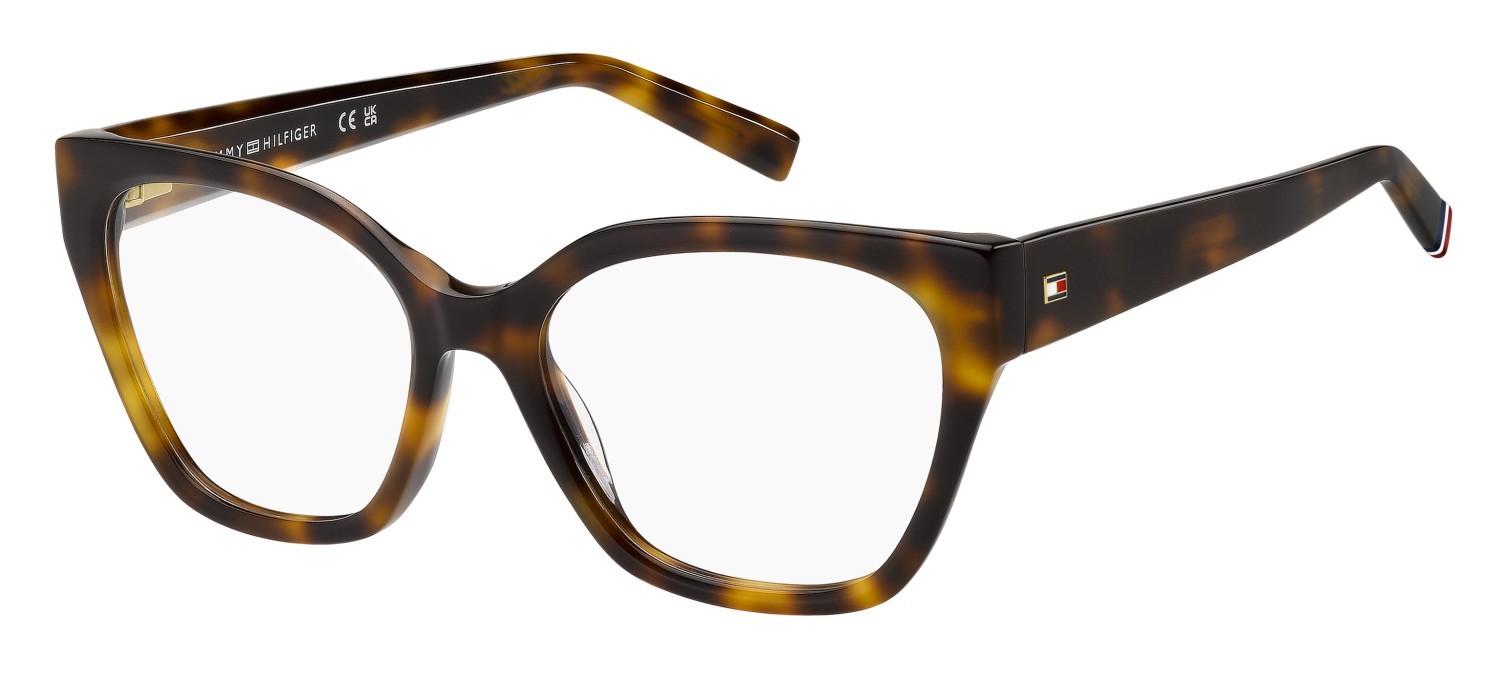 Eyeglasses Tommy Hilfiger Th 2265 110045 05L color havana 2 shape cat eye 