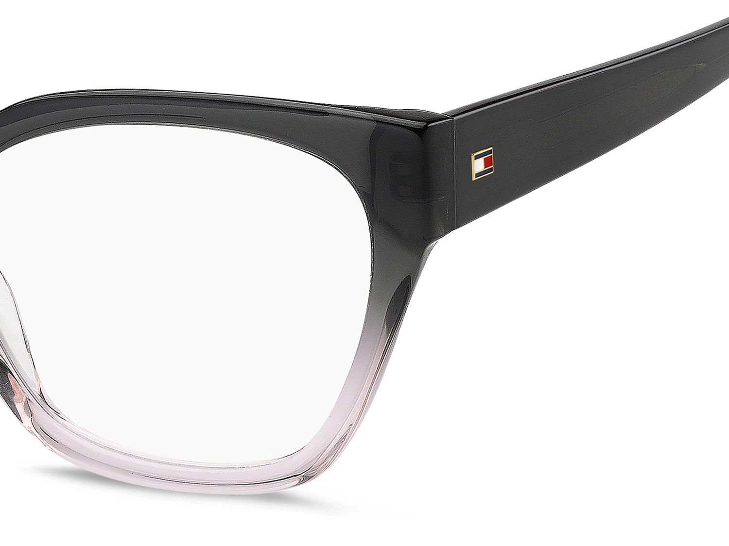 Occhiali da vista Tommy Hilfiger Th 2265 110045 HAQ colore shaded grey pink forma cat eye 