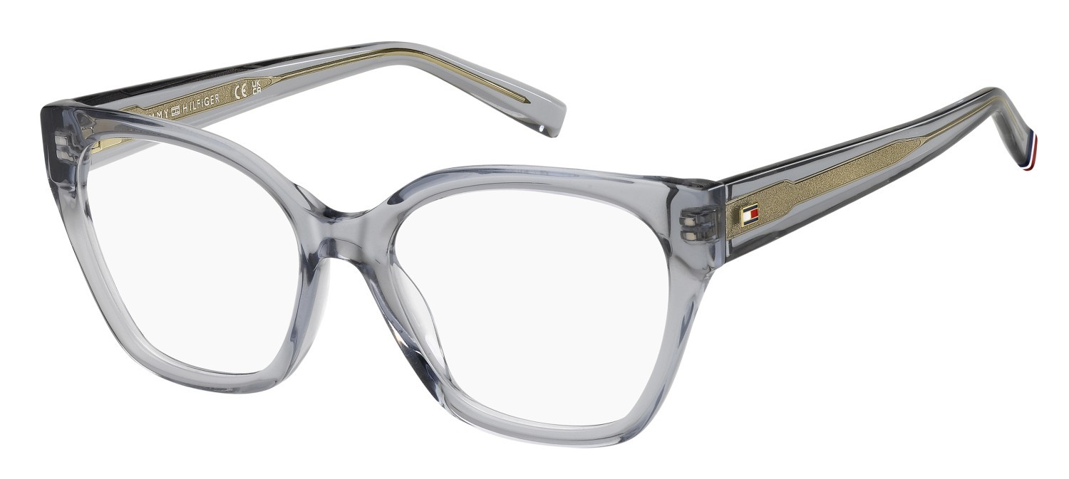 Eyeglasses Tommy Hilfiger Th 2265 110045 KB7 color grey shape cat eye 
