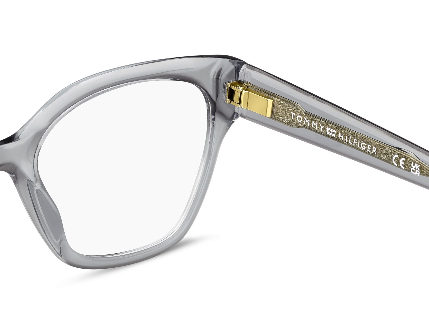 Eyeglasses Tommy Hilfiger Th 2265 110045 KB7 color grey shape cat eye 