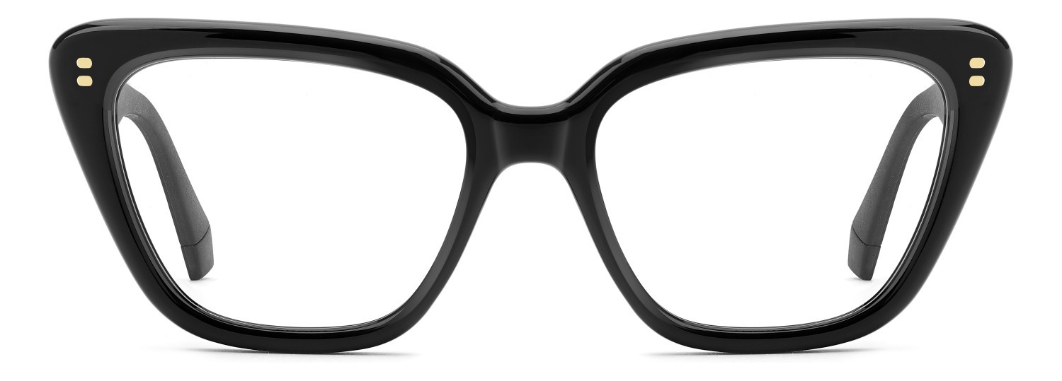 Eyeglasses Polaroid Pld D575 110047 807 color black shape cat eye 