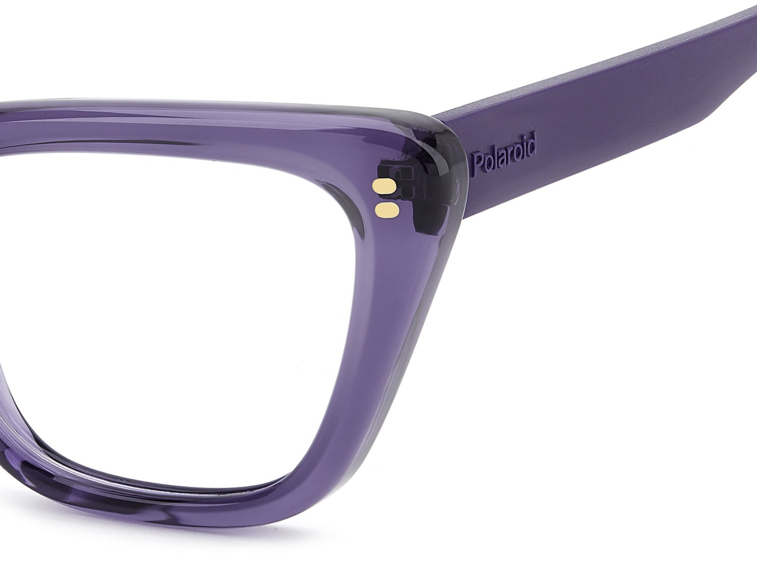 Eyeglasses Polaroid Pld D575 110047 B3V color violet shape cat eye 