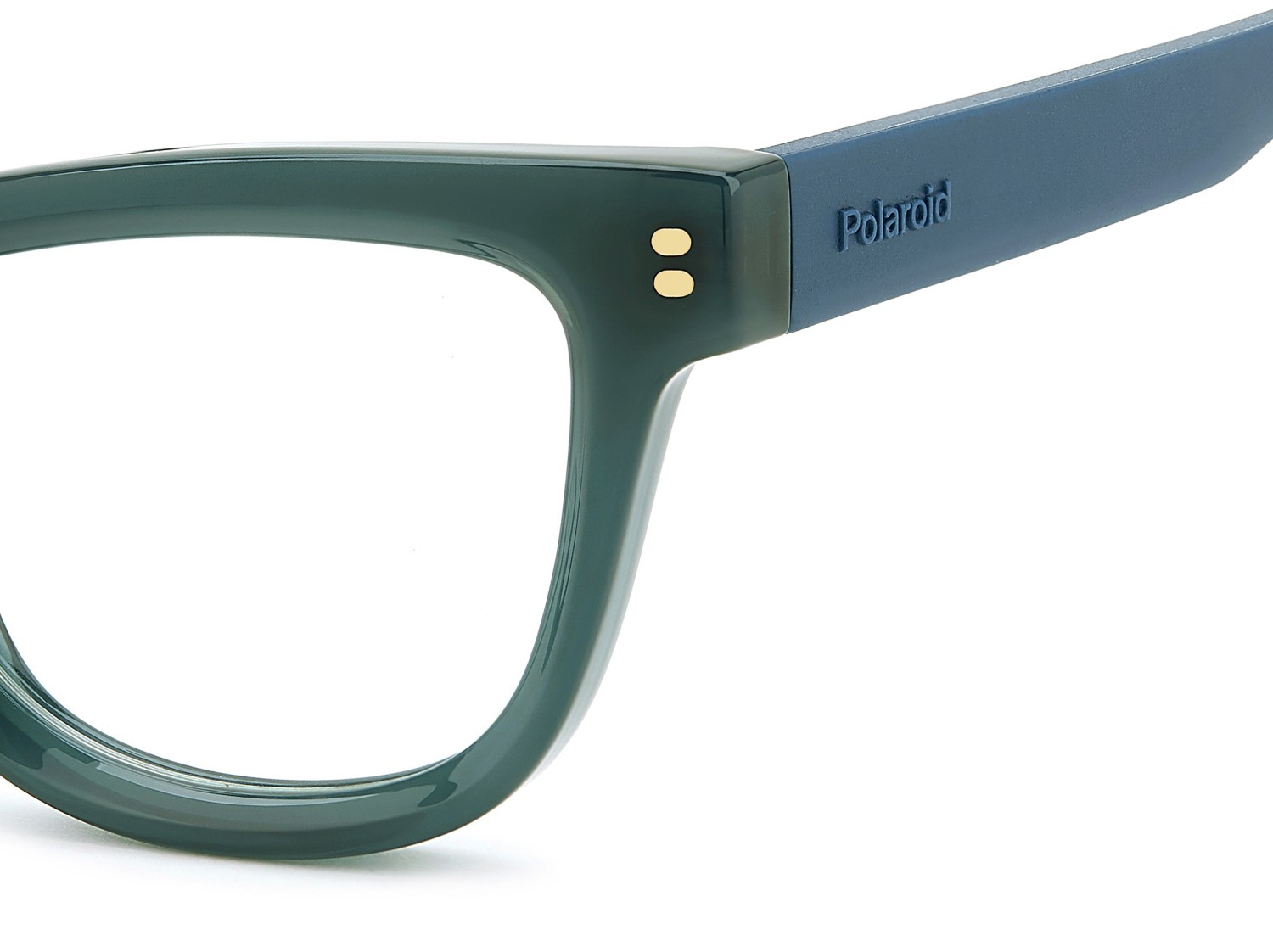 Eyeglasses Polaroid Pld D576 110048 ZI9 color teal shape cat eye 