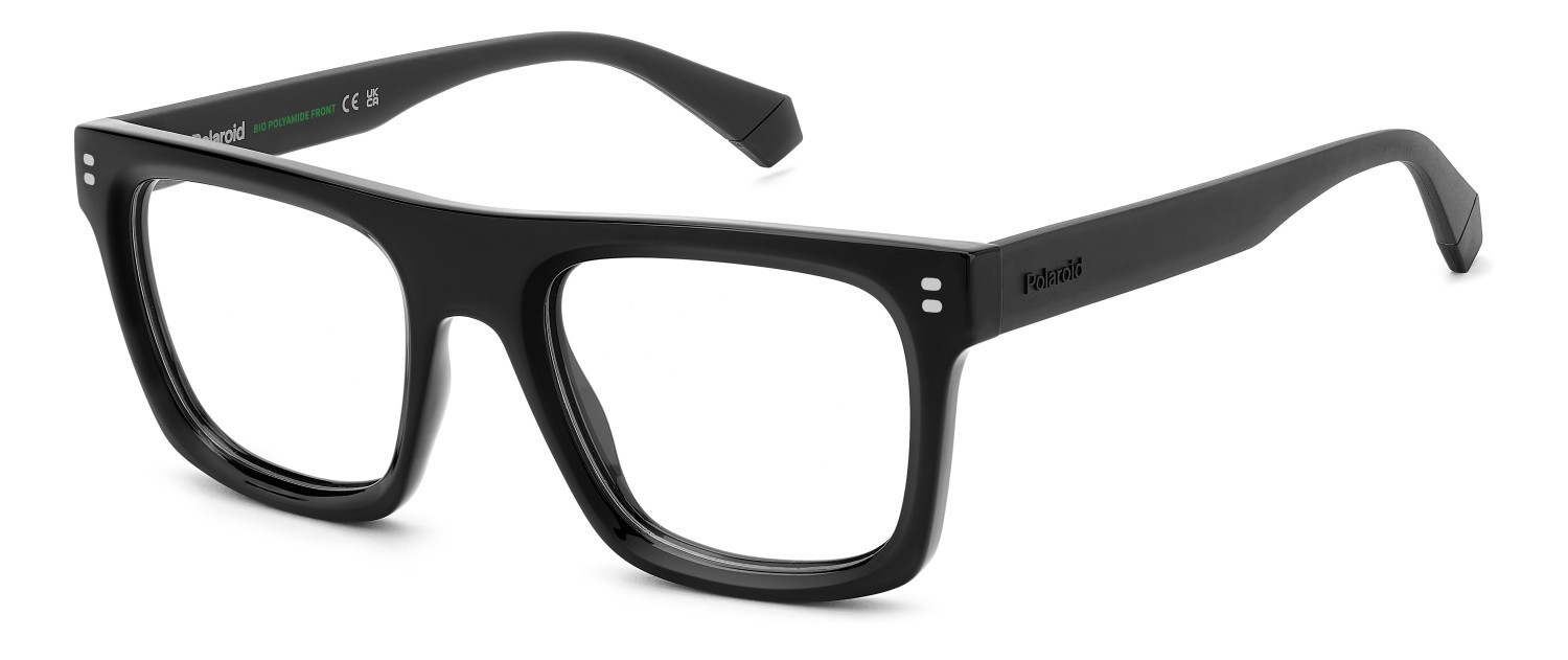 Eyeglasses Polaroid Pld D577 110049 807 color black shape rectangle 