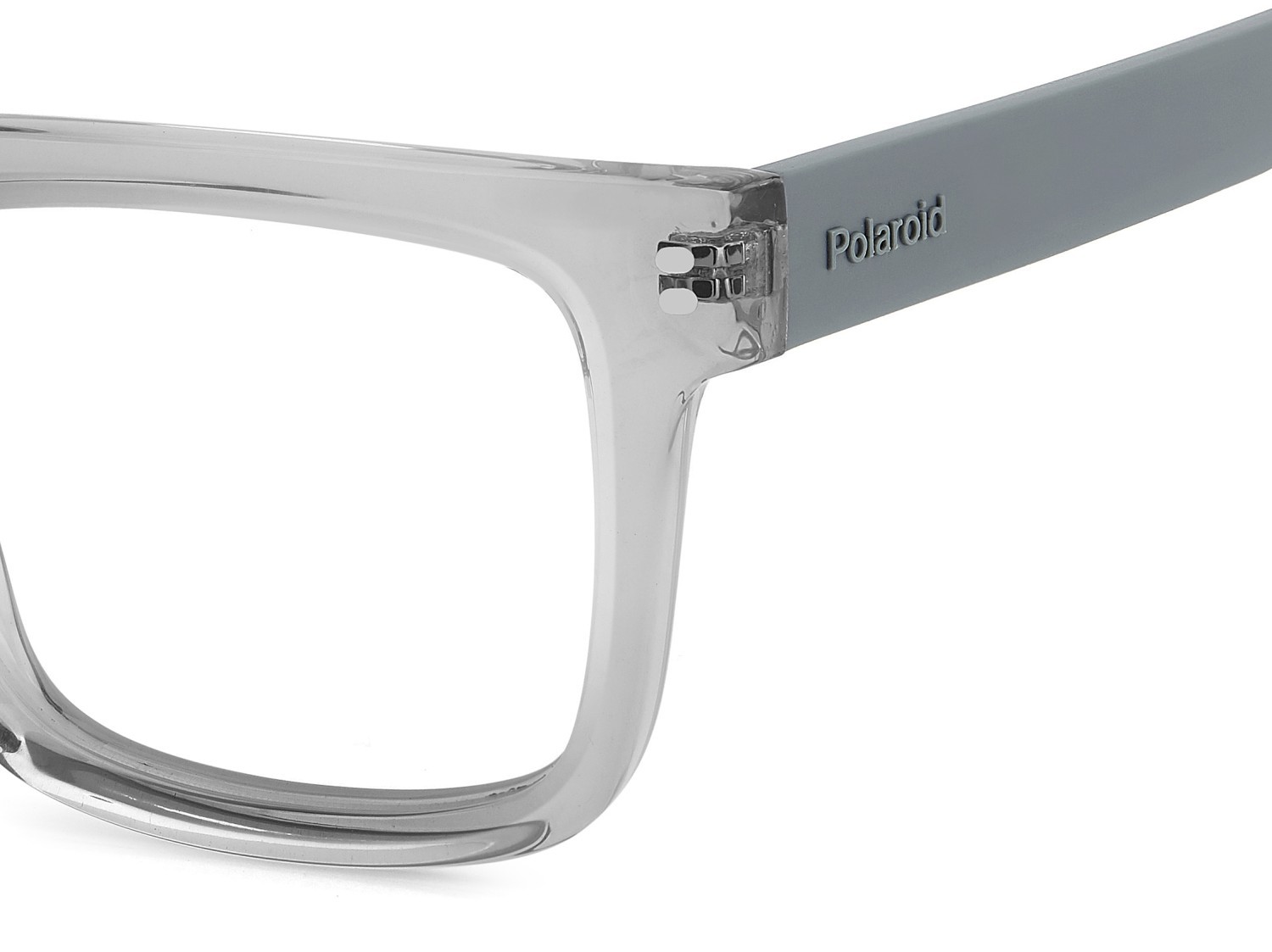 Eyeglasses Polaroid Pld D578 110050 KB7 color grey shape square 