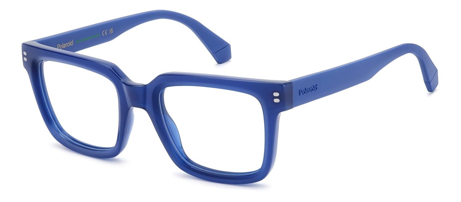 Eyeglasses Polaroid Pld D578 110050 PJP color blue shape square 