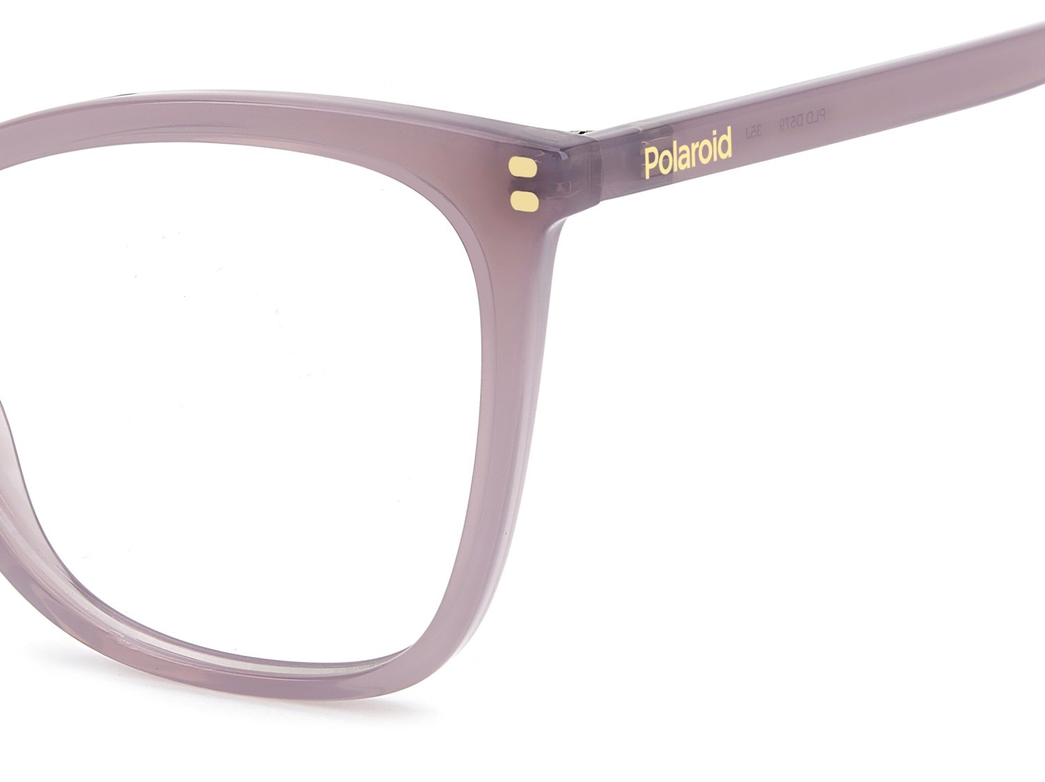 Eyeglasses Polaroid Pld D579 110051 35J color pink shape cat eye 