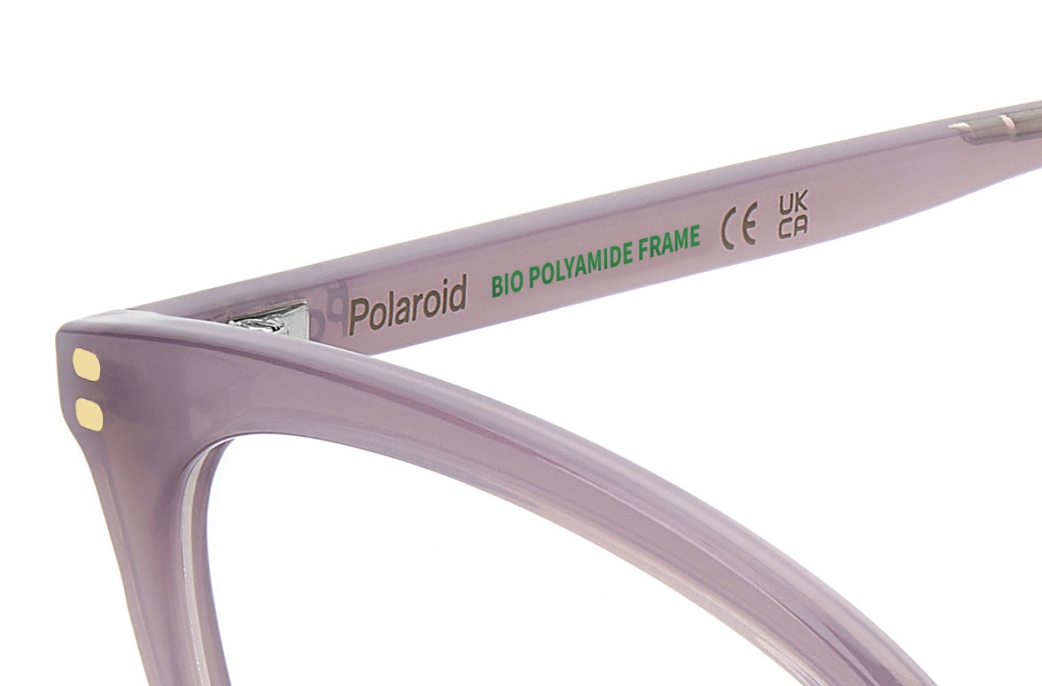 Eyeglasses Polaroid Pld D579 110051 35J color pink shape cat eye 