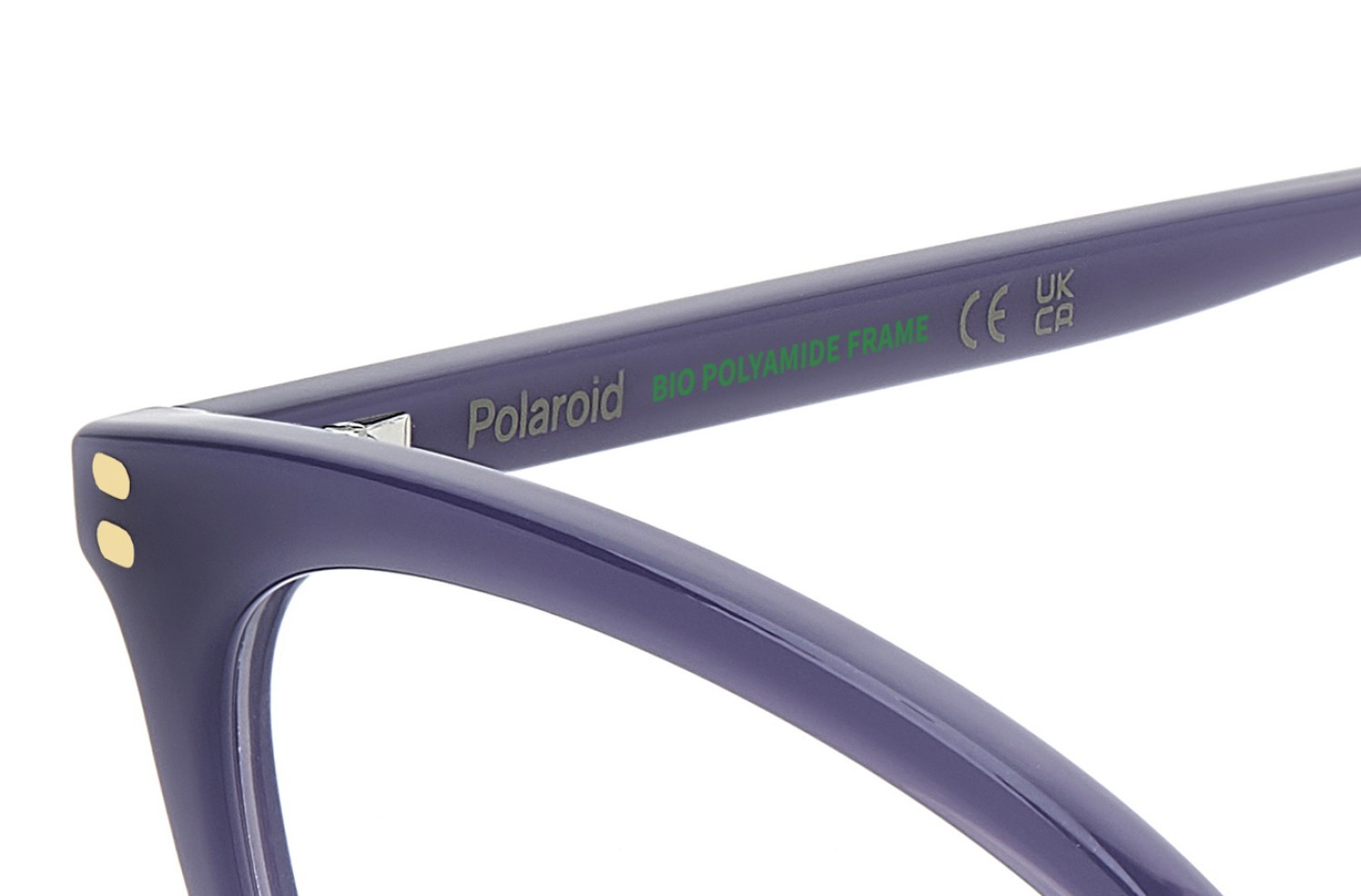 Eyeglasses Polaroid Pld D579 110051 B3V color violet shape cat eye 