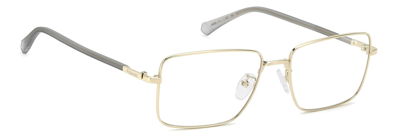 Eyeglasses Polaroid Pld D582/G 110054 J5G color gold shape rectangle 