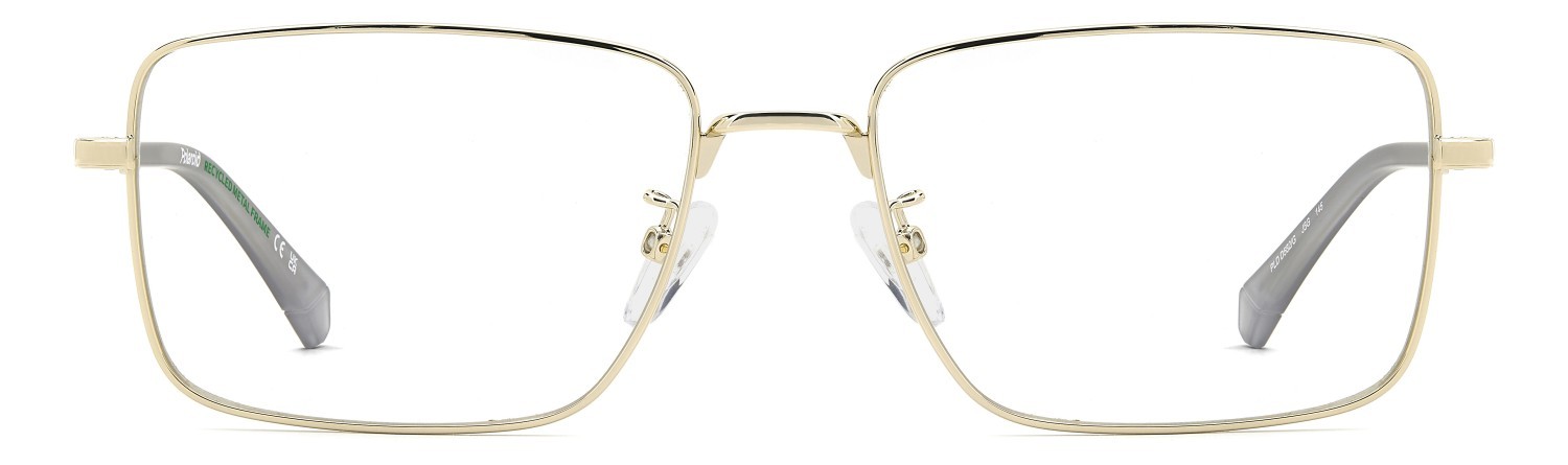 Eyeglasses Polaroid Pld D582/G 110054 J5G color gold shape rectangle 