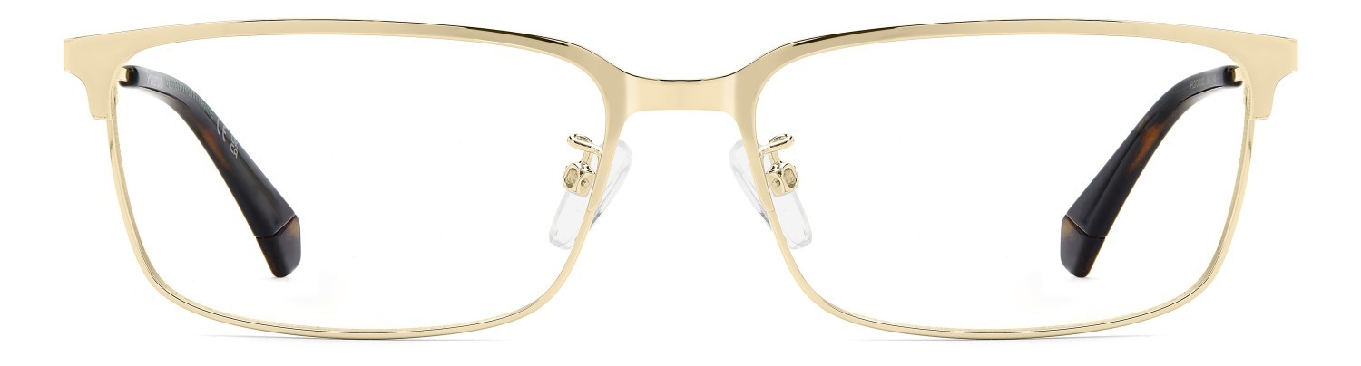 Eyeglasses Polaroid Pld D583/G 110055 J5G color gold shape rectangle 