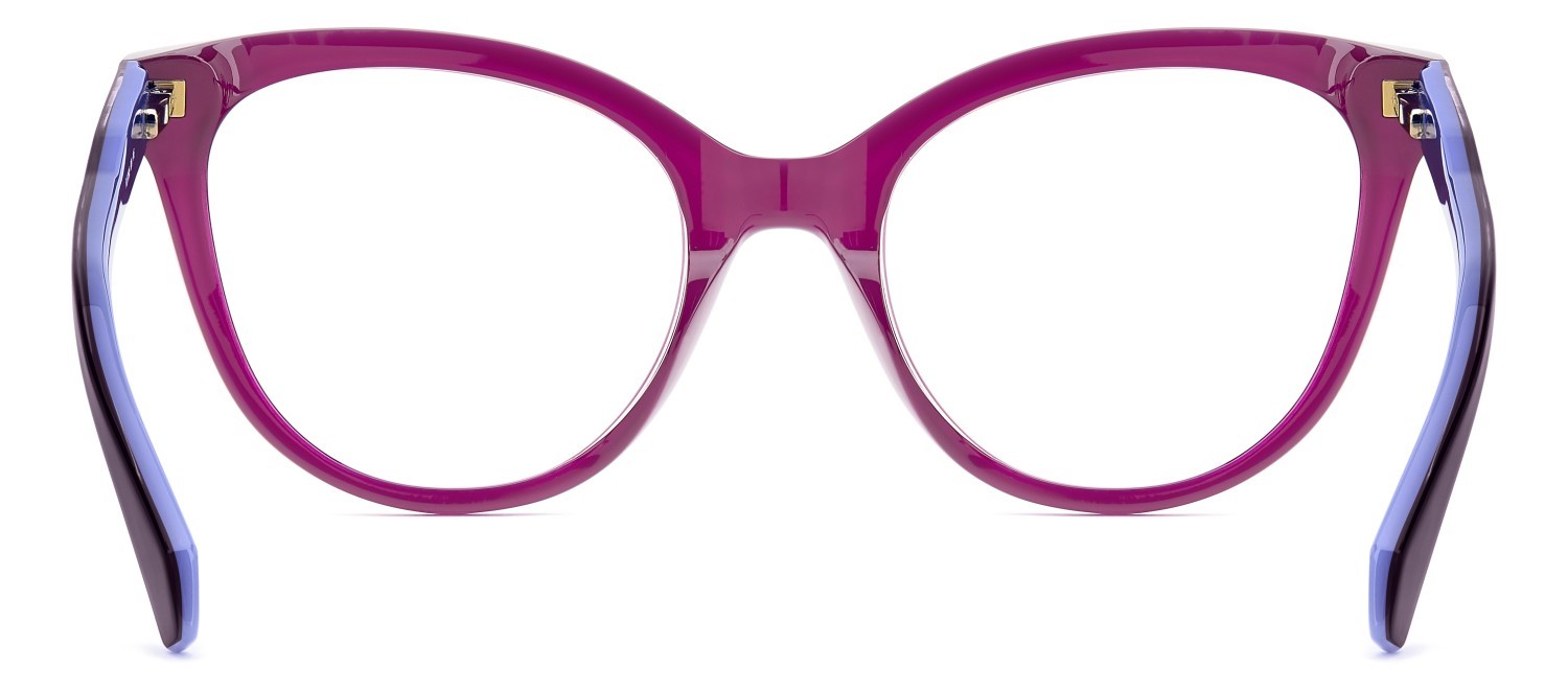 Eyeglasses Polaroid Pld D585 110058 B3V color violet shape cat eye 