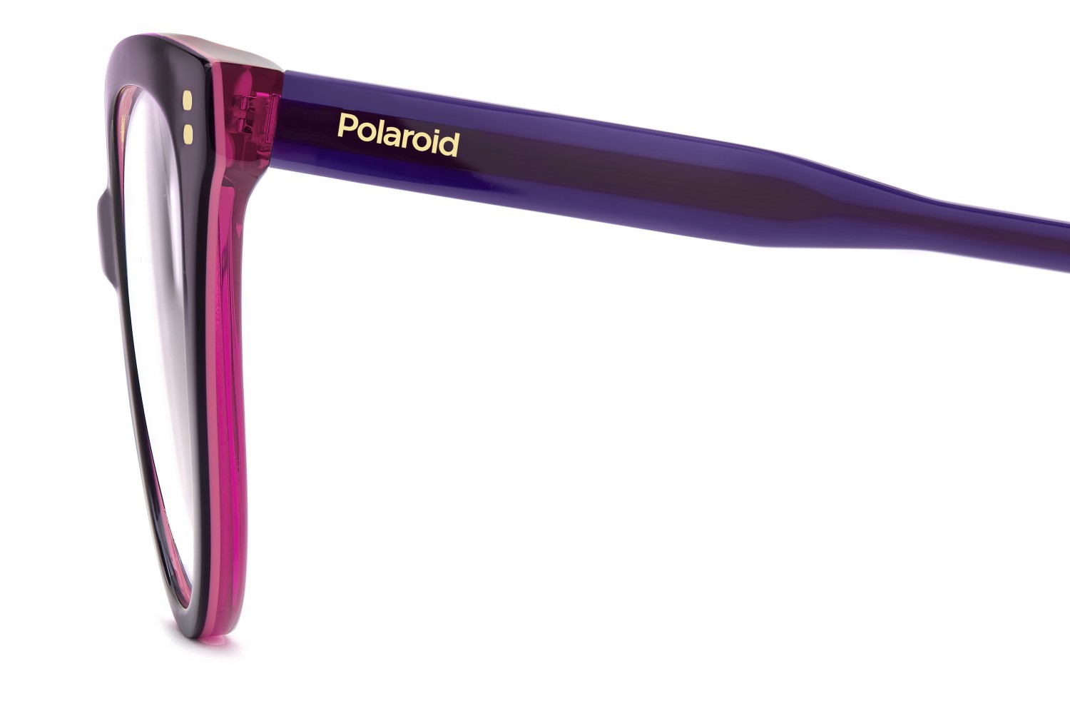 Eyeglasses Polaroid Pld D585 110058 B3V color violet shape cat eye 