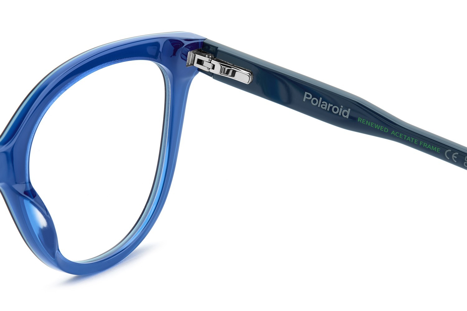 Eyeglasses Polaroid Pld D585 110058 PJP color blue shape cat eye 