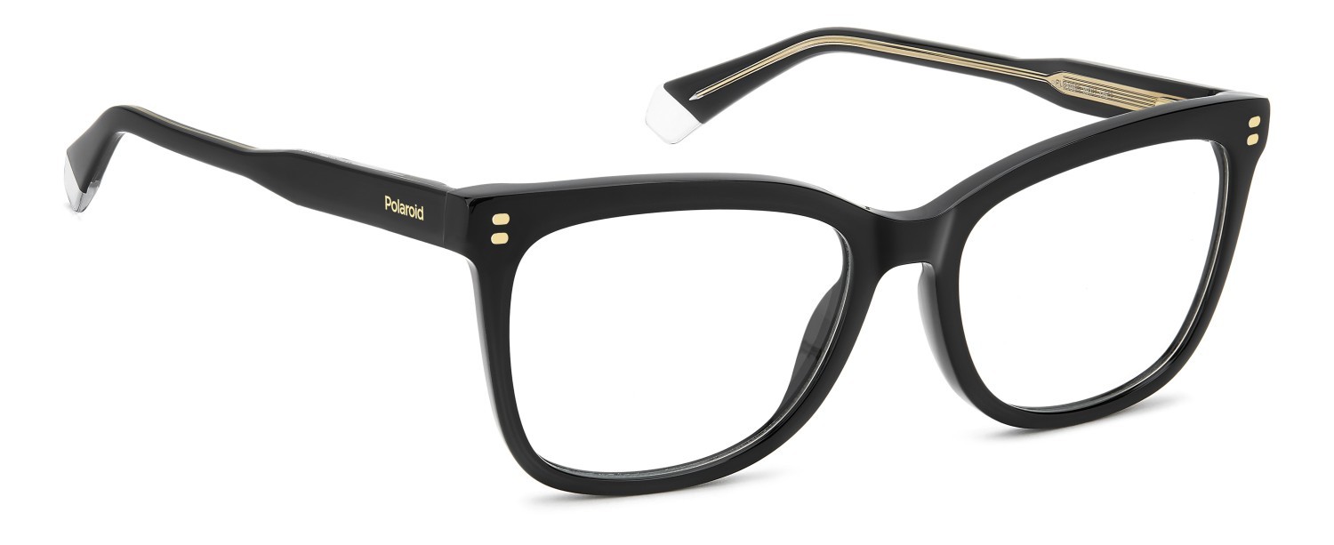 Eyeglasses Polaroid Pld D586 110059 807 color black shape rectangle 
