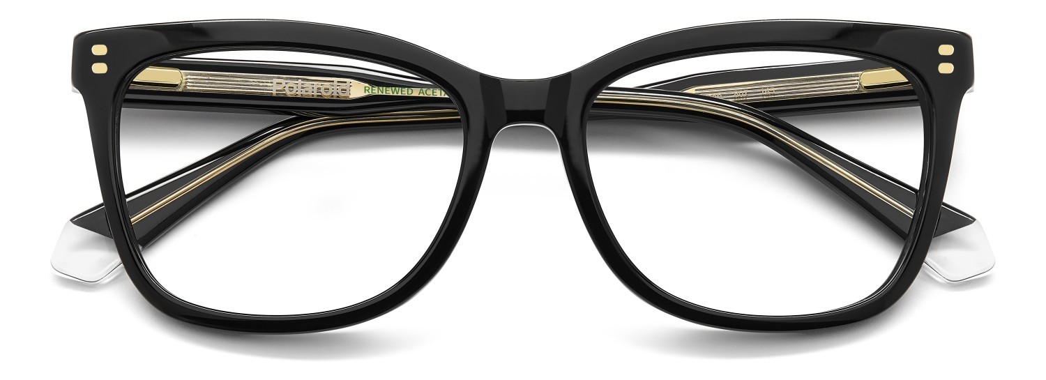 Eyeglasses Polaroid Pld D586 110059 807 color black shape rectangle 
