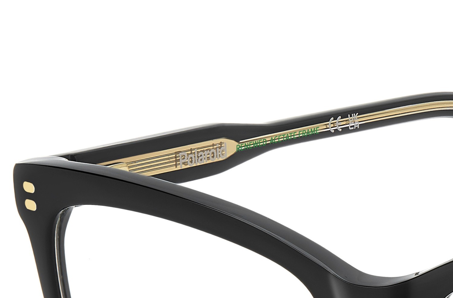 Eyeglasses Polaroid Pld D586 110059 807 color black shape rectangle 