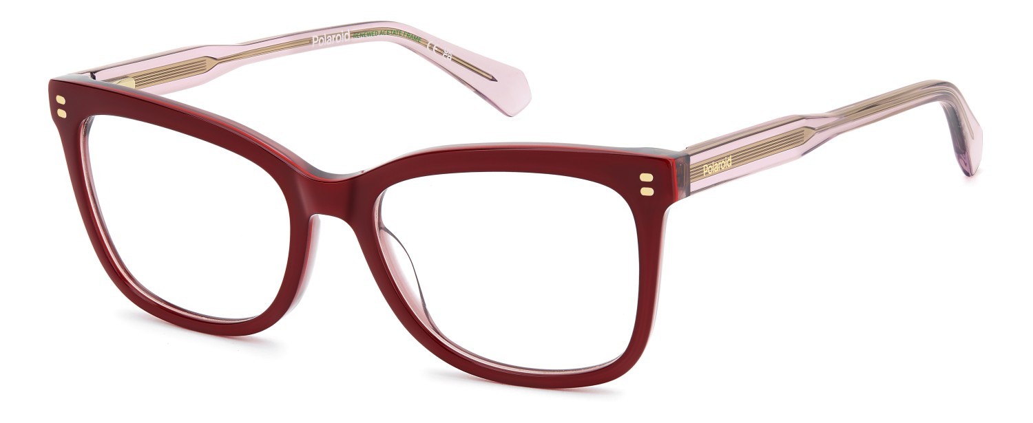 Eyeglasses Polaroid Pld D586 110059 C9A color red shape rectangle 
