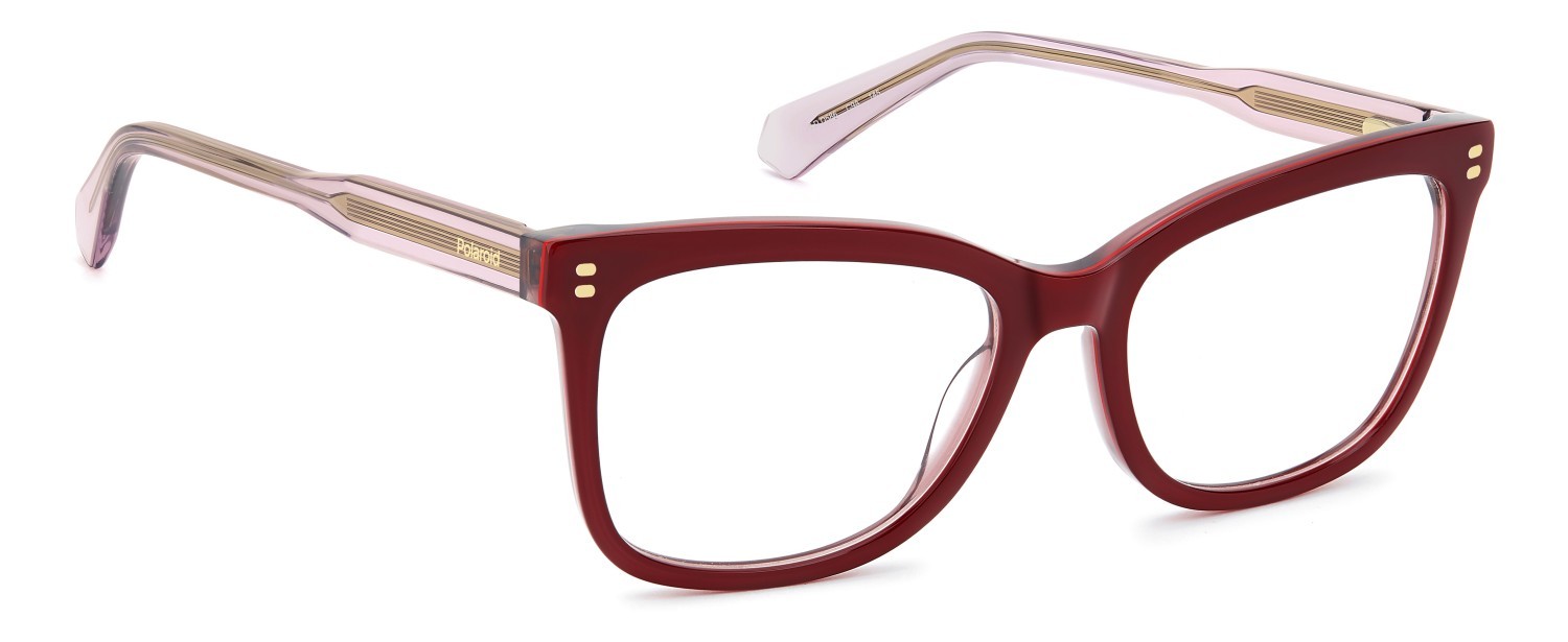 Eyeglasses Polaroid Pld D586 110059 C9A color red shape rectangle 