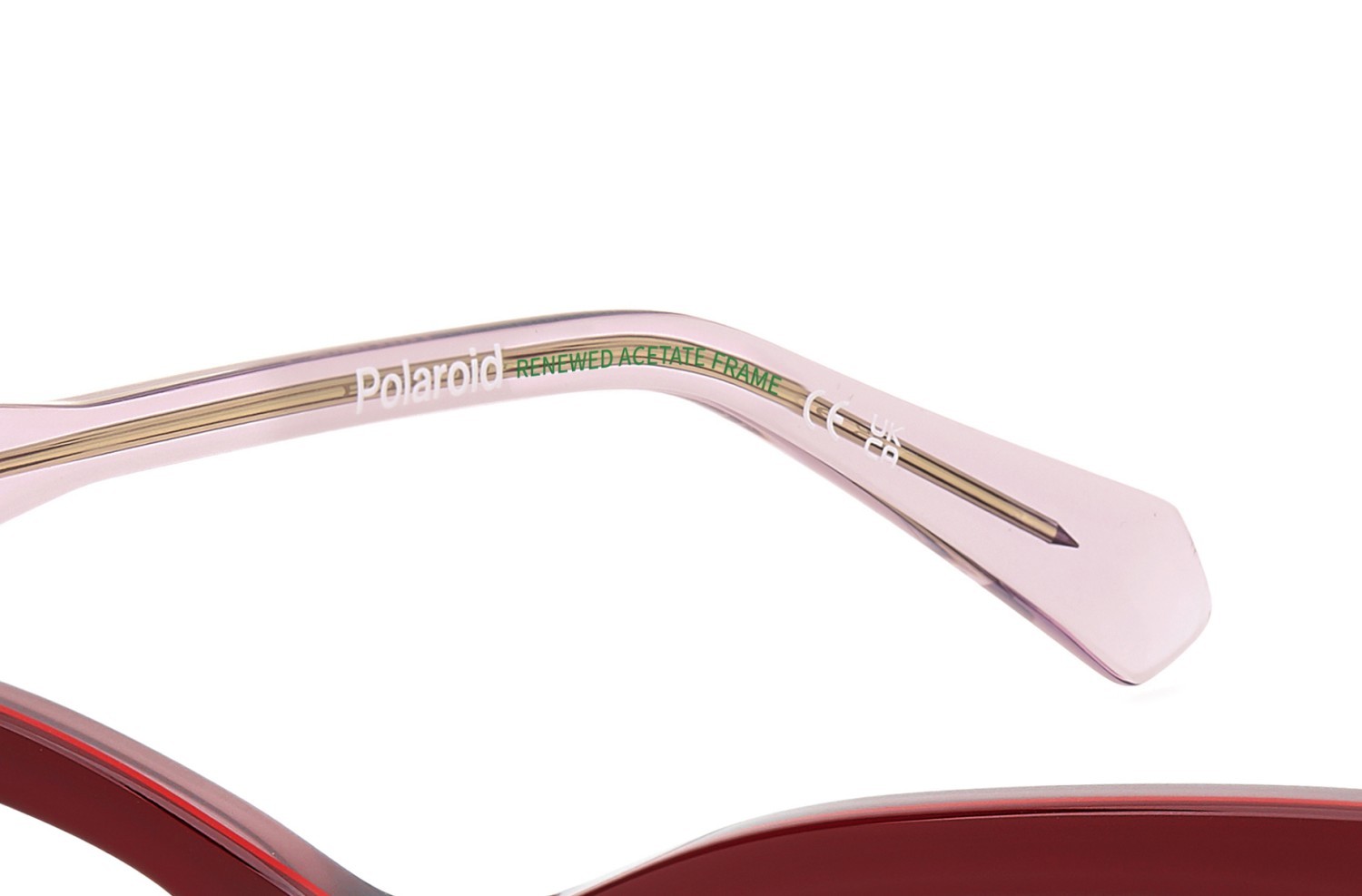 Eyeglasses Polaroid Pld D586 110059 C9A color red shape rectangle 