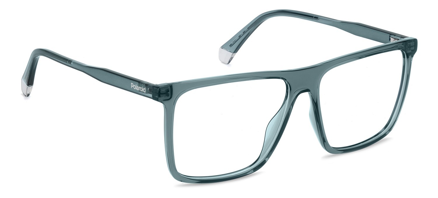 Eyeglasses Polaroid Pld D589 110062 ZI9 color teal shape rectangle 