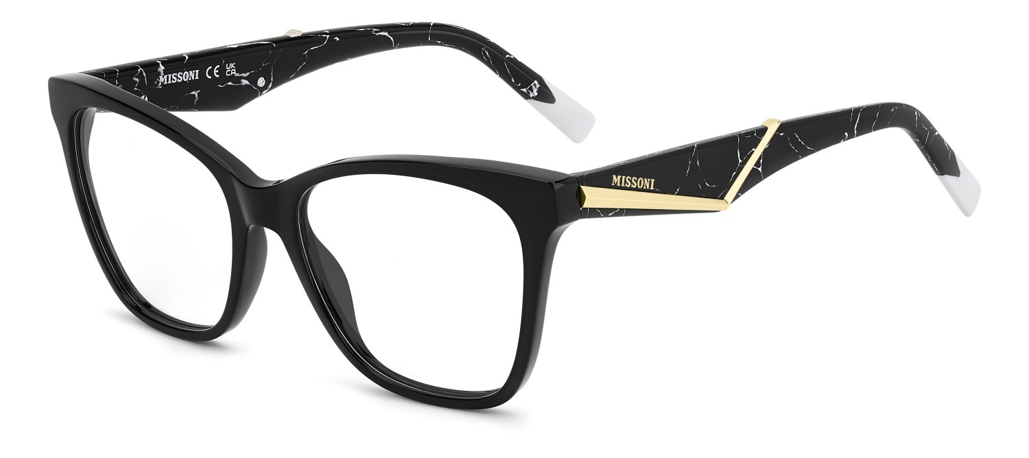 Occhiali da vista Missoni Mis 0249 110066 807 colore black forma cat eye 