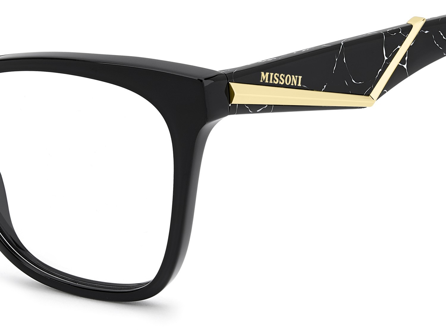 Occhiali da vista Missoni Mis 0249 110066 807 colore black forma cat eye 