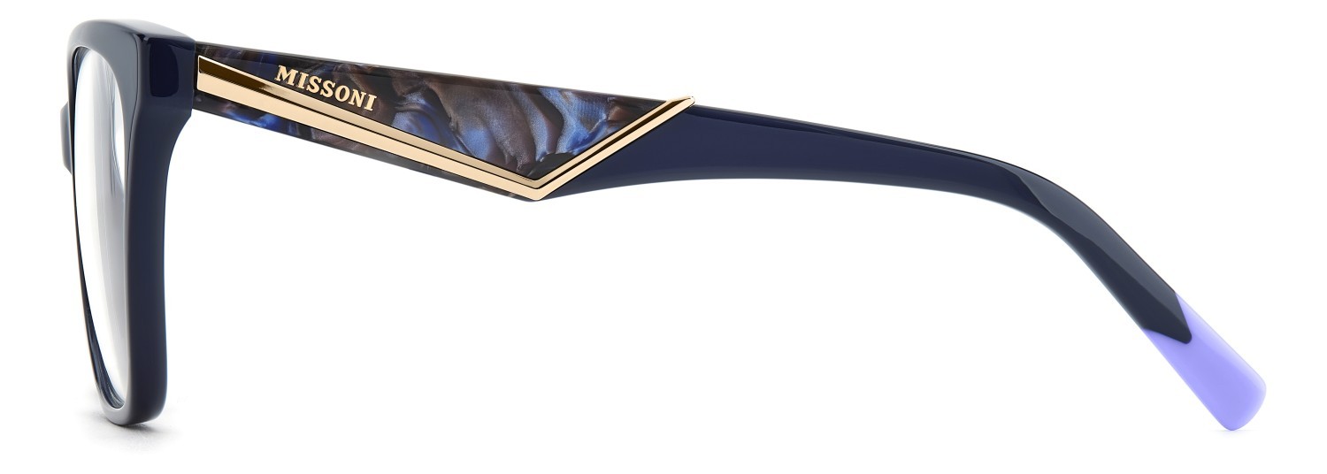 Occhiali da vista Missoni Mis 0249 110066 PJP colore blue forma cat eye 