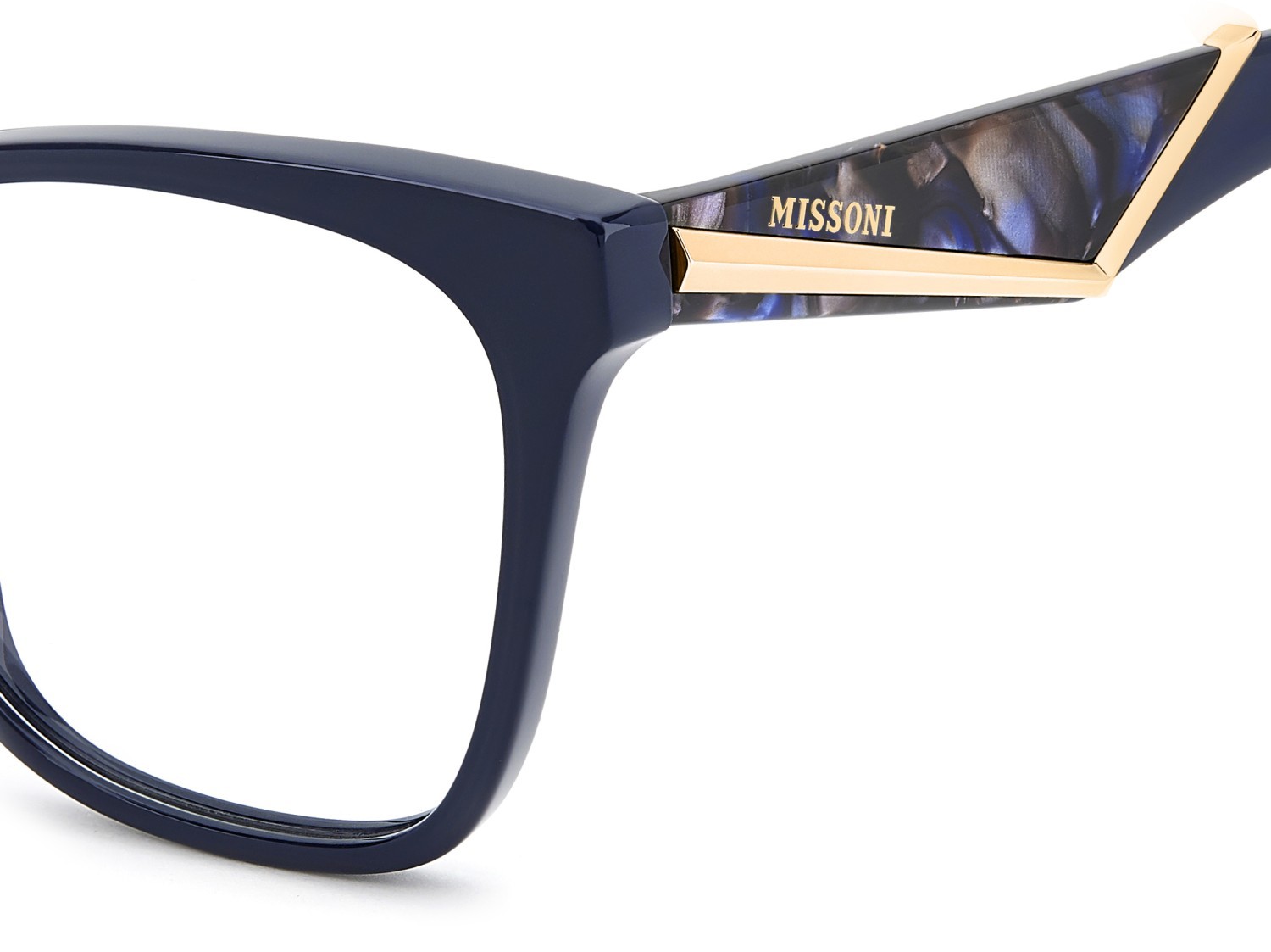 Occhiali da vista Missoni Mis 0249 110066 PJP colore blue forma cat eye 