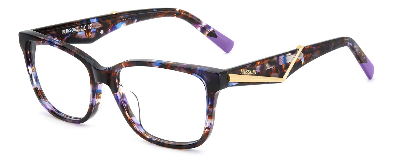 Occhiali da vista Missoni Mis 0248/G 110067 AY0 colore havana violet forma rettangolare 