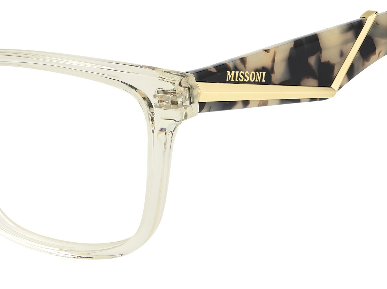 Occhiali da vista Missoni Mis 0248/G 110067 HAM colore champagne forma rettangolare 