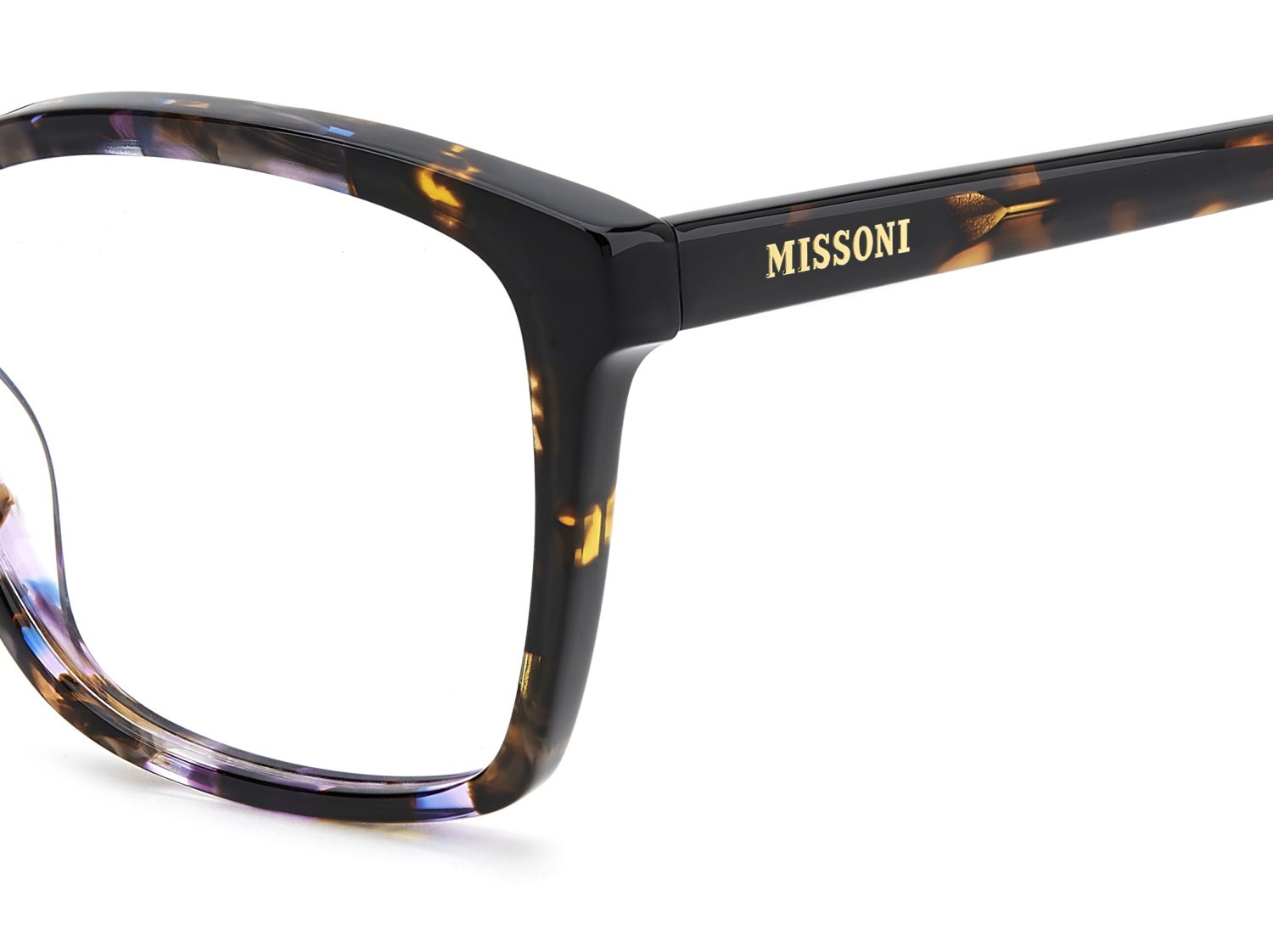 Occhiali da vista Missoni Mis 0252 110068 AY0 colore havana violet forma cat eye 