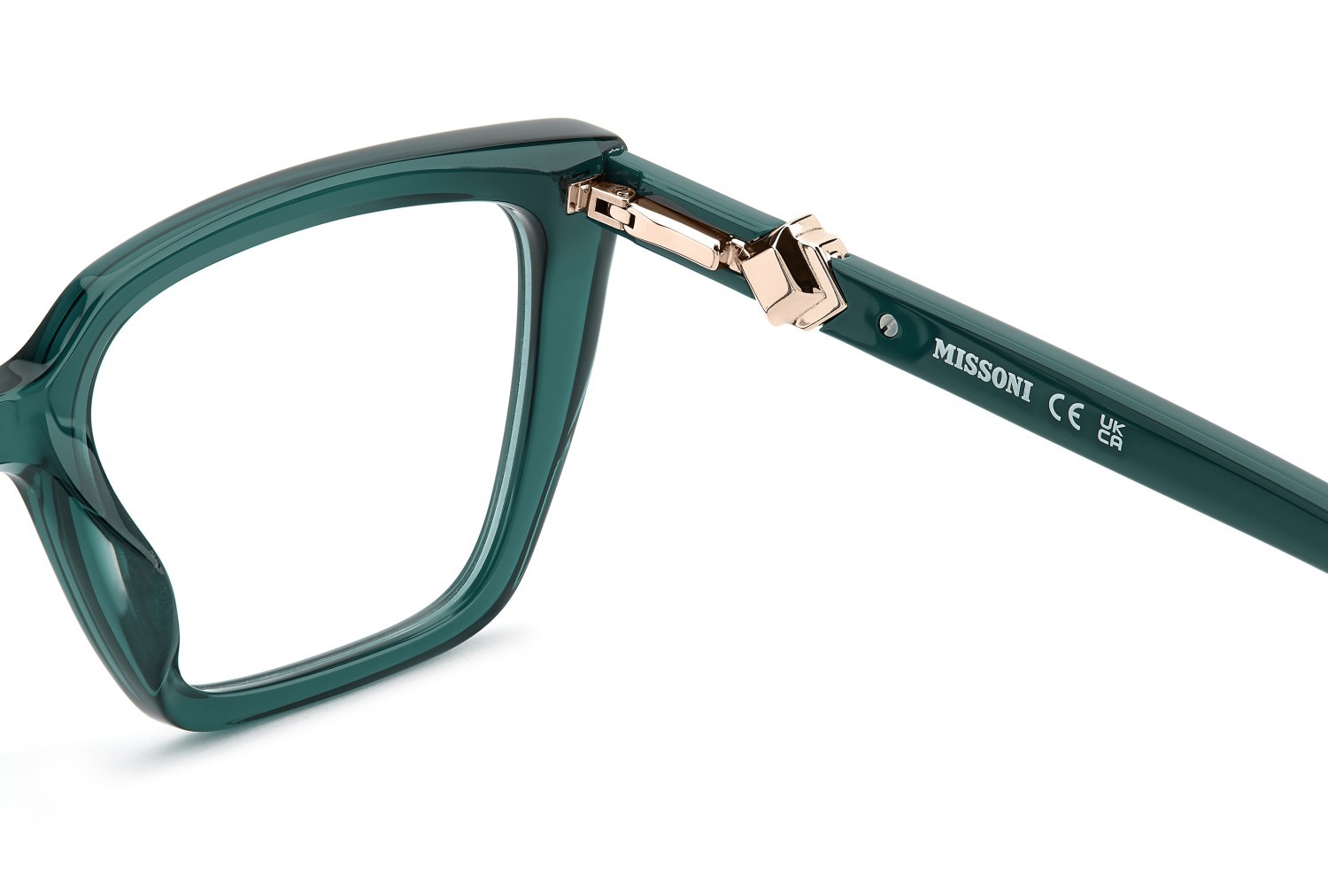 Occhiali da vista Missoni Mis 0254/G 110070 ZI9 colore teal forma quadrato 