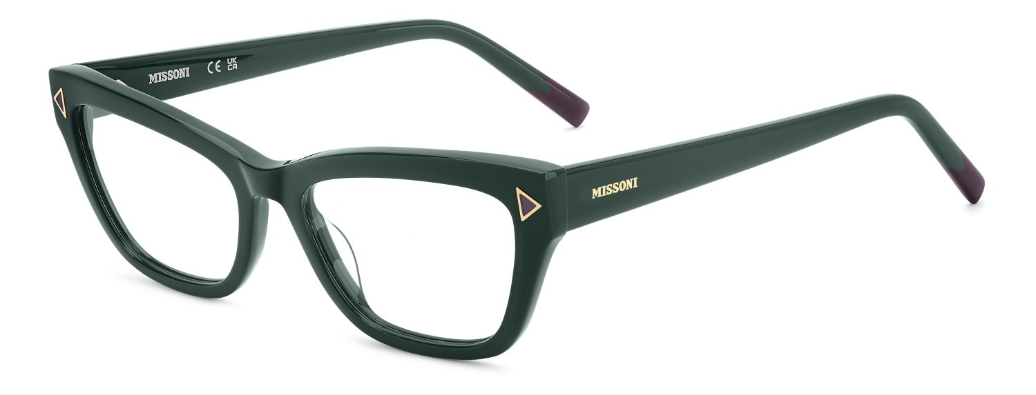 Occhiali da vista Missoni Mis 0261 110074 1ED colore green forma cat eye 